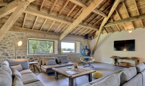 Au Mont d'Ardèche, Vakantiehuis, Ardeche, people: 21