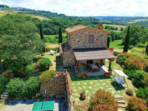 Castelmuzio, vakantiehuisVilla, Toscane, people: 4