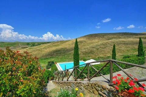 Castelmuzio, vakantiehuisVilla, Toscane, people: 4