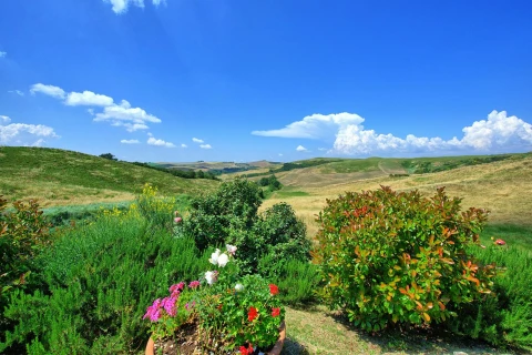 Castelmuzio, vakantiehuisVilla, Toscane, people: 4