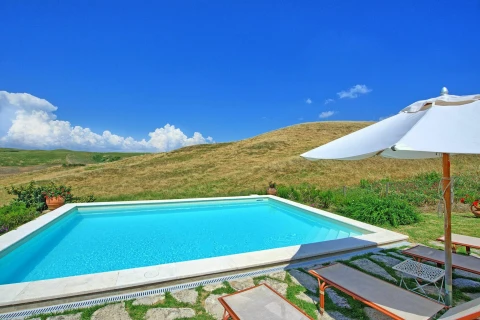 Castelmuzio, vakantiehuisVilla, Toscane, people: 4