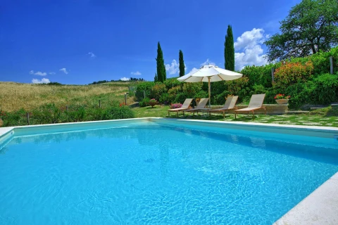 Castelmuzio, vakantiehuisVilla, Toscane, people: 4