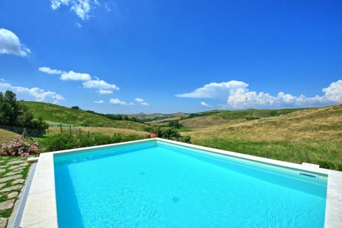 Castelmuzio, vakantiehuisVilla, Toscane, people: 4