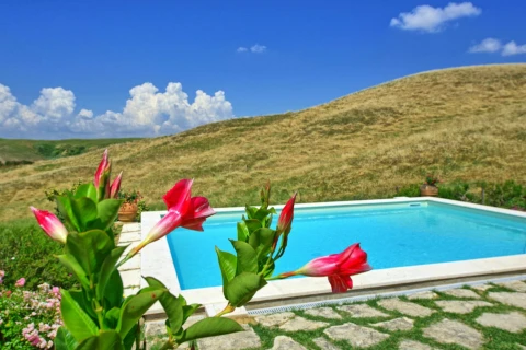 Castelmuzio, vakantiehuisVilla, Toscane, people: 4