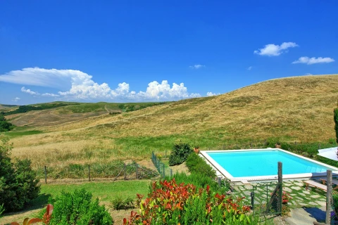 Castelmuzio, vakantiehuisVilla, Toscane, people: 4