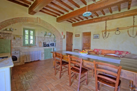 Castelmuzio, vakantiehuisVilla, Toscane, people: 4