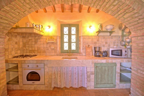 Castelmuzio, vakantiehuisVilla, Toscane, people: 4