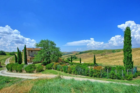 Castelmuzio, vakantiehuisVilla, Toscane, people: 4