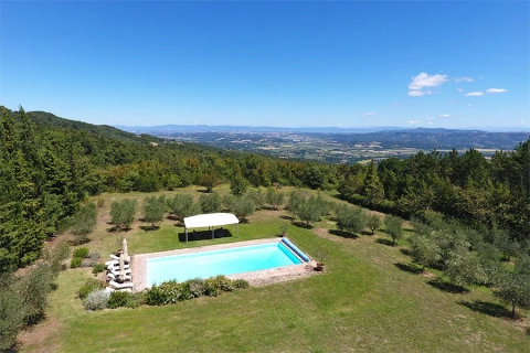 Felceto, vakantiehuisVilla, Toscane, people: 10