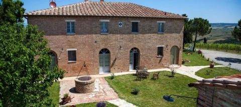 Giardino (il granaio), vakantiehuisVilla, Toscane, people: 5