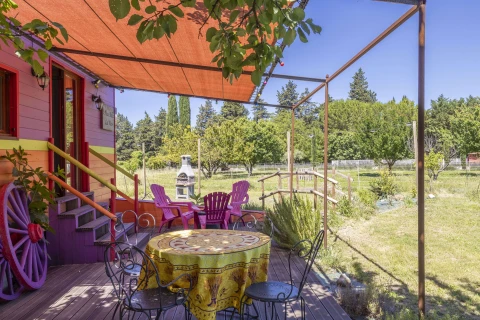 La Roulotte, Vakantiehuis, Provence, people: 2