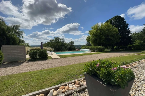La terrasse, Vakantiehuis, Dordogne / Nouvelle-Aquitaine, people: 6