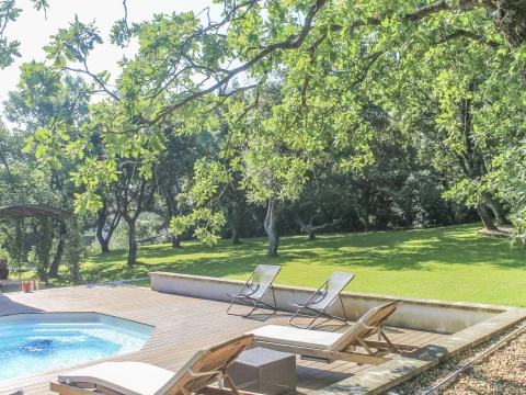 Le Jardin des Chênes, Vakantiehuis, Provence, people: 8