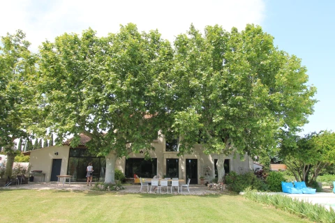 Les Platanes, Vakantiehuis, Provence, people: 8