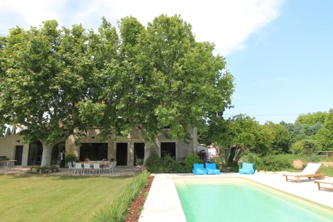 Les Platanes, Vakantiehuis, Provence, people: 8