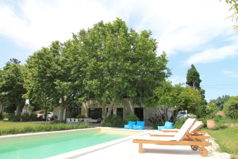 Les Platanes, Vakantiehuis, Provence, people: 8